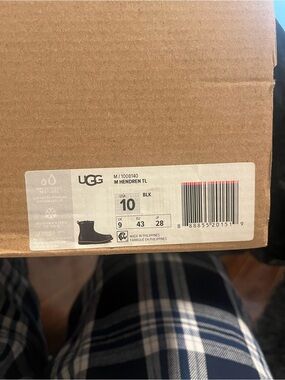 UGG Black Winter Boots- Men's